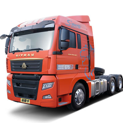 سعر جيد 41-50 طن القدرة على حمل 80 كم / ساعة السرعة القصوى Sitrak G7S الجرار للسيارة الهندسية الميكانيكية الانترنت