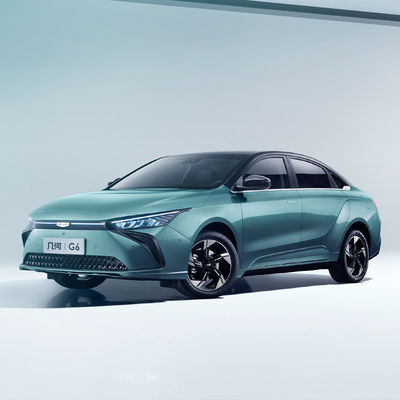 سعر جيد مسافة 480 كم 2023 EV سيارة كهربائية هندسة G6 تصميم بطارية الطاقة السيارة 4 أبواب 5 مقاعد هيكل الجسم الانترنت