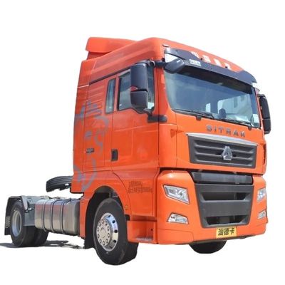 سعر جيد 2024 Sinotruk SITRAK G7 4x2 نوع 480 حصان AMT علبة التروس الفرامل القرص 6 عجلات شاحنة رأس الجرار مقطورة مع صفين من المقاعد الانترنت