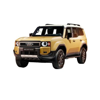 سعر جيد 2024 تويوتا لاند كروزر برادو 4WD اليابان سيارة V6 2.4T 3.0T محرك مقاعد جلدية اليسار شخص قوي رادار الأمام 6 خلف 6 الانترنت
