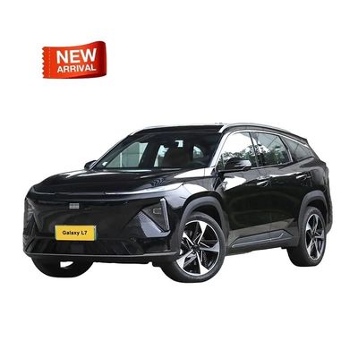 سعر جيد السيارة الكهربائية جيلي غالاكسي L7 2023 1.5T DHT 115km Pro Air Plus Max Hybrid LHD SUV Phev Geely سيارة ينه L7 مركبات الطاقة الجديدة الانترنت