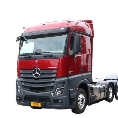 سعر جيد 10 عجلات 4x2 6x4 مرسيدس بنز أكتروس شحن مقطورة رأس الشاحنات حالة جيدة 0 كم ركاب مستعملين 2 حصان 450 حصان الانترنت