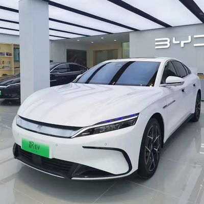 سعر جيد 2023 BYD HAN EV 5 مقاعد 4WD رياضة قيادة يسارية شحن سريع 0.5 ساعة سيارة ذكية سيارة ذكية مركبات كهربائية نسخة 2024 الانترنت