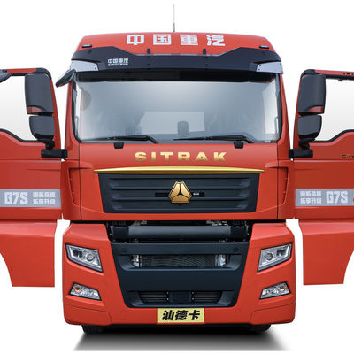 سعر جيد 10 إطارات ABS SinoTRUK SITRAK G7S شاحنة ثقيلة نسخة فاخرة 540HP 6x4 جرار CNG للشاحنة الثقيلة الانترنت
