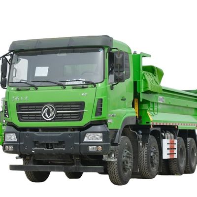 سعر جيد شاحنة ثقيلة من طراز دونغفينغ تيانلونغ KC 420 350 حصان 8x4 6X4 5.8m شاحنة قمامة 12 إطارات 10975 * 2550 * 4000 الأبعاد الانترنت