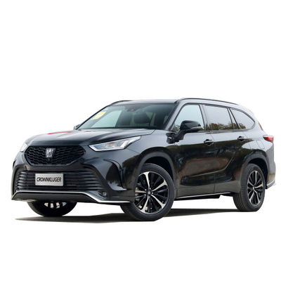سعر جيد 2023 الصينية T-o-y-o-t-a تاج KLUGER 2.5L HEV 4WD السيارات مع ضوء النهار LED ومكيف الهواء التلقائي الانترنت