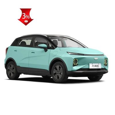 سعر جيد 2023 بيع ساخن جيلي جيومتري E سيارة كهربائية SUV صغيرة Ev مصنوعة في الصين 320km & 401km 5 أبواب 5 مقاعد مركبات الطاقة الجديدة الانترنت
