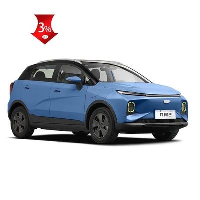 سعر جيد 2023 جيلي جيومتري E 401KM 4 مقاعد الطاقة السيارات الكهربائية السيارة الكبيرة SUV المدمجة مع بطارية الليثيوم الحديد الفوسفات الانترنت