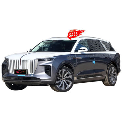 سعر جيد 2024 سيارة كهربائية عالية السرعة هونغكي E-HS9 مصنوعة مع الطاقة سيارات سيارات سوداء كبيرة العلم الأحمر E-HS9 سيارات مستعملة سيارة رياضية انعطف يسارا الانترنت