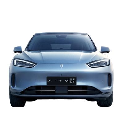 سعر جيد سيارة كهربائية جيدة للطاقة في المدينة هواوي Aito M5 4WD SUV السيارات وصلة في الوقود الهجين سيارة كهربائية مع شحن سريع 0.75h الانترنت
